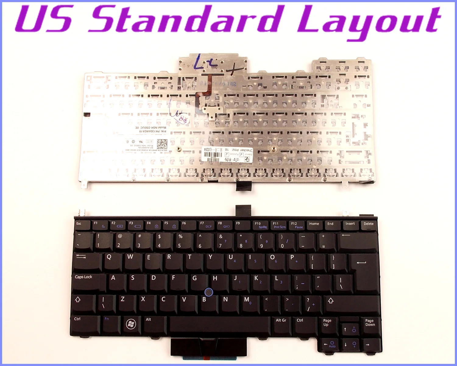 New US Layout Keyboard for Dell Latitude E4310 0P6VGX PK130AW2A00 C0YTJ Laptop/Notebook With Pointstick
New US Layout Keyboard for Dell Latitude E4310 0P6VGX PK130AW2A00 C0YTJ Laptop/Notebook With Pointstick