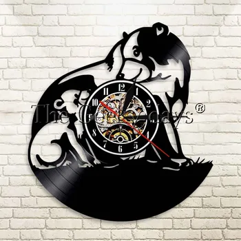 1Piece Bear Vinyl Record Clock Black Bear Family Wall Art Animal Room Decor Bear Cub Mother Bear Wall Clock
1Piece Bear Vinyl Record Clock Black Bear Family Wall Art Animal Room Decor Bear Cub Mother Bear Wall Clock