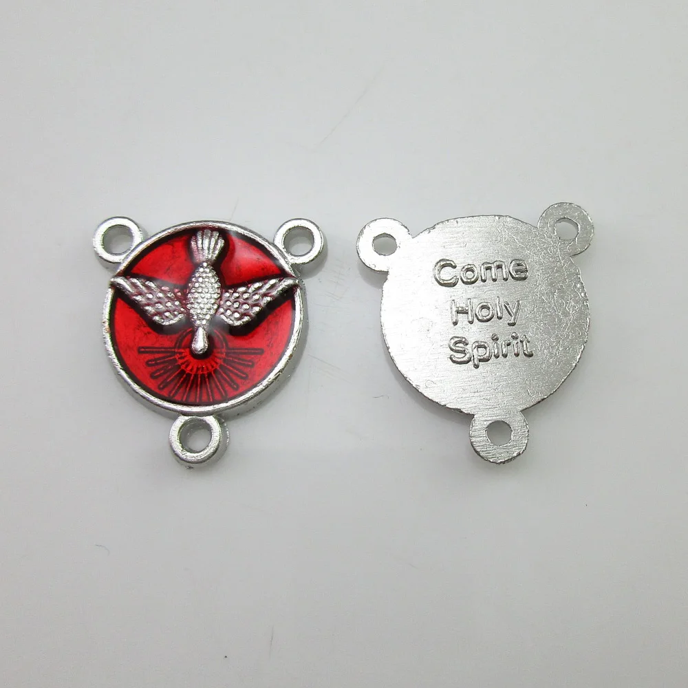 100pcs of Red Enamel Catholic Medal Holy Spirit Confirmation Rosary Parts Centerpieces
100pcs of Red Enamel Catholic Medal Holy Spirit Confirmation Rosary Parts Centerpieces