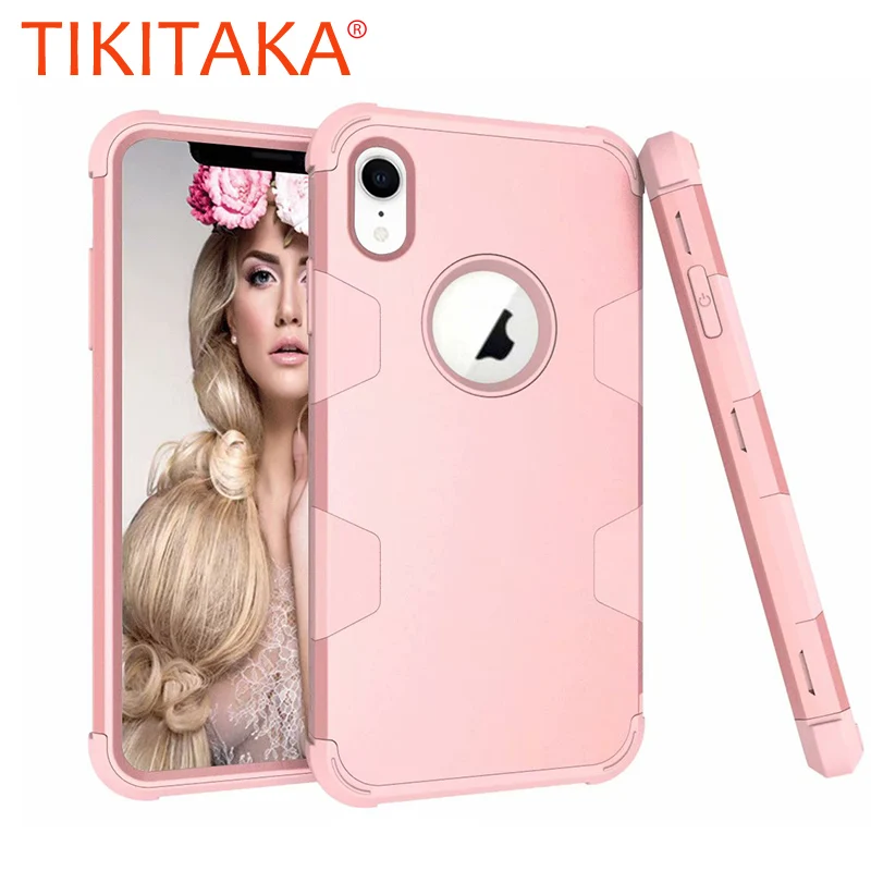 360 Degree Full Protect Cover For iPhone 8 8 Plus X 7 6 6S Shockproof Case Hybrid Armor Phone cases for iPhone XS MAX XR
360 Degree Full Protect Cover For iPhone 8 8 Plus X 7 6 6S Shockproof Case Hybrid Armor Phone cases for iPhone XS MAX XR