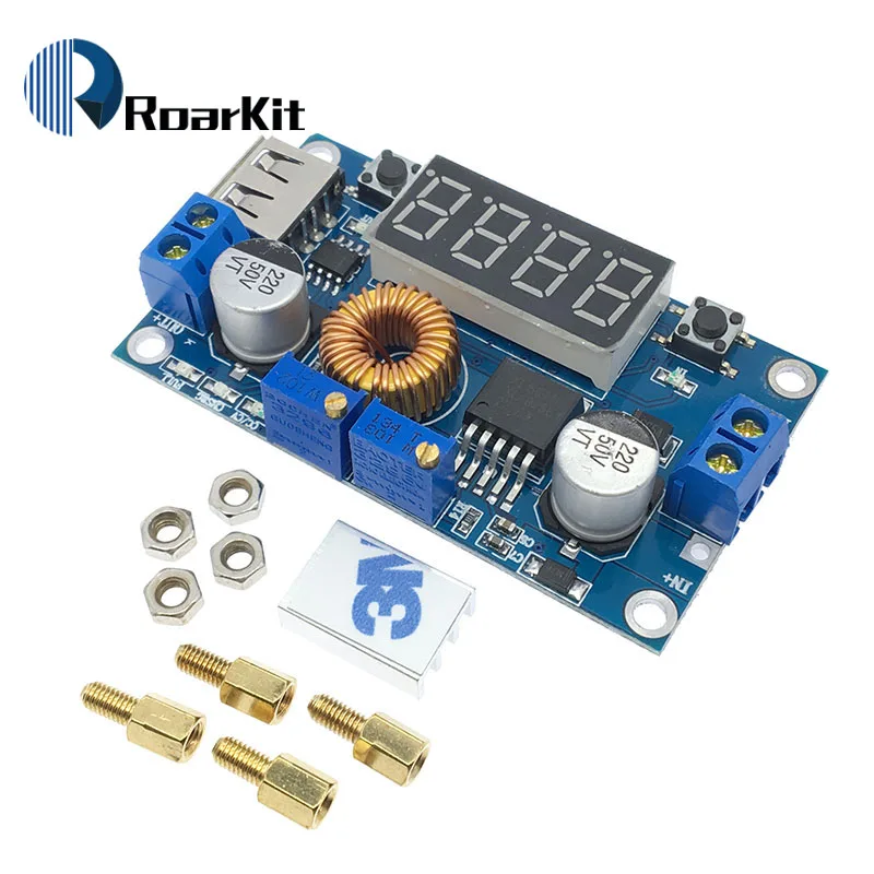 DC-DC XL4015 5A Digital LED Drive Lithum Battery Charger Module CC/CV USB Step Down Buck Converter With Voltmeter Ammeter
DC-DC XL4015 5A Digital LED Drive Lithum Battery Charger Module CC/CV USB Step Down Buck Converter With Voltmeter Ammeter