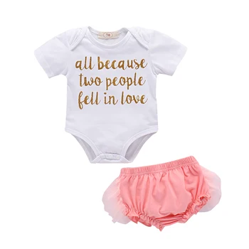 2019 Summer Newborn Baby Girls Clothes Cotton Top Romper +Pink Shorts Baby Sets 2PCS/Set Cute Bodysuit Newborn Girl Rompers
2019 Summer Newborn Baby Girls Clothes Cotton Top Romper +Pink Shorts Baby Sets 2PCS/Set Cute Bodysuit Newborn Girl Rompers