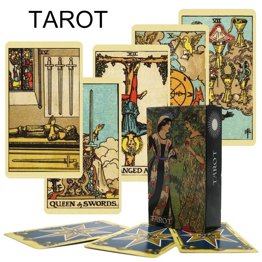 high quality smith-waite tarot deck board game English version classical fortune divination tarot cards game
high quality smith-waite tarot deck board game English version classical fortune divination tarot cards game