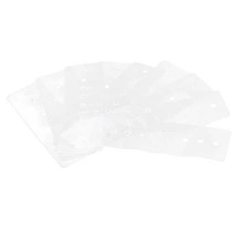 Set of 10Pcs Multi-Hole Scalp Spacer Template Fusion Bond Heat Shields Guards For Hair Extensions
Set of 10Pcs Multi-Hole Scalp Spacer Template Fusion Bond Heat Shields Guards For Hair Extensions