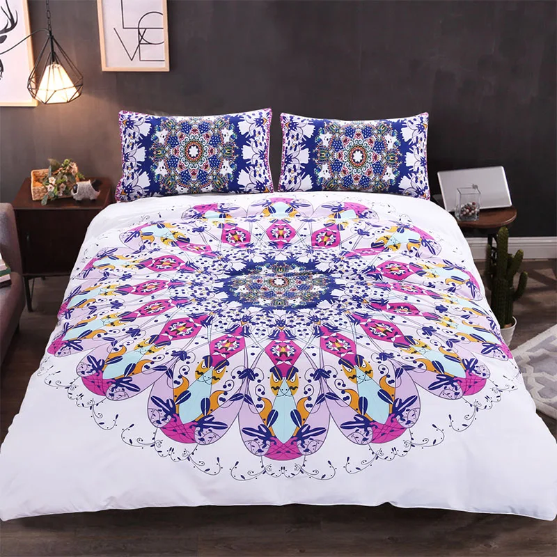 Mandala Comforter Bedding Set Full Queen King Bohemia Soft Bedclothes Pillowcase Bed Duvet Cover Black Sheets Quilt Home Textile
Mandala Comforter Bedding Set Full Queen King Bohemia Soft Bedclothes Pillowcase Bed Duvet Cover Black Sheets Quilt Home Textile