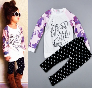 Baby toddler girls suit children's clothing long sleeve letters (shirt +pants) bow girl set 0916 sylvia sis
Baby toddler girls suit children's clothing long sleeve letters (shirt +pants) bow girl set 0916 sylvia sis