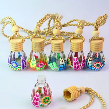 Free Shipping 3pcs/lot Glass Polymer Clay Steam Car Aroma Essential Oil Bottle Pendant Craft Parfum Bottle Hanging Sales
Free Shipping 3pcs/lot Glass Polymer Clay Steam Car Aroma Essential Oil Bottle Pendant Craft Parfum Bottle Hanging Sales