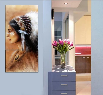 3 Piece Indiana Women Wall Art Wall Pictures For Living Room Pictures Indian Woman Painting for Bedroom Wall Home Decoration
3 Piece Indiana Women Wall Art Wall Pictures For Living Room Pictures Indian Woman Painting for Bedroom Wall Home Decoration