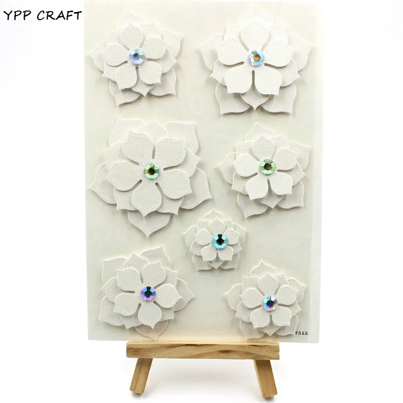 YPP CRAFT Flowers 3D Self- adhesive Paper Sticker for Scrapbooking/ DIY Crafts/ Card Making Decoration
YPP CRAFT Flowers 3D Self- adhesive Paper Sticker for Scrapbooking/ DIY Crafts/ Card Making Decoration