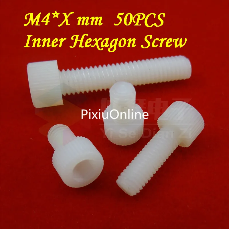 50PCS YT436 M4 * X mm Nylon screw Plastic screw Pan Plastic Head Screw Round head cross pan head screws Plug
50PCS YT436 M4 * X mm Nylon screw Plastic screw Pan Plastic Head Screw Round head cross pan head screws Plug
