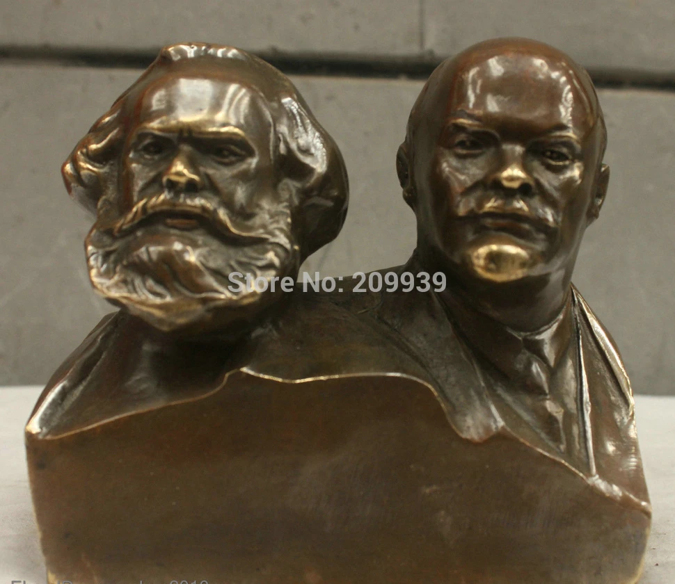 huij 005711 Chinese China Folk Culture Handmade Brass Bronze Statue Marx and Lenin Sculpture (A0314)
huij 005711 Chinese China Folk Culture Handmade Brass Bronze Statue Marx and Lenin Sculpture (A0314)