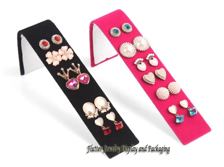 Free Shipping Velvet Bandable Metal Earring Display Stand Earring Stud Holder Jewelry Showing Rack Earring Showcase Stripe 
Free Shipping Velvet Bandable Metal Earring Display Stand Earring Stud Holder Jewelry Showing Rack Earring Showcase Stripe