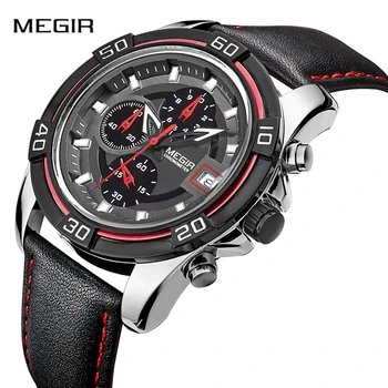 MEGIR Men Watches Military Wristwatch Waterproof Big Dial Multi-Function Chronograph Luminous Hand Clock Relojes Para Hombre
MEGIR Men Watches Military Wristwatch Waterproof Big Dial Multi-Function Chronograph Luminous Hand Clock Relojes Para Hombre