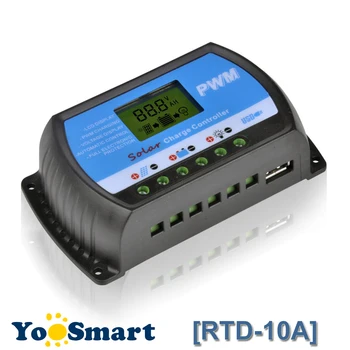 PWM 10A Solar Charge Controller 12V 24V LCD Display USB 5V Solar Panel Charge Regulator RTD-10A Y-Solar
PWM 10A Solar Charge Controller 12V 24V LCD Display USB 5V Solar Panel Charge Regulator RTD-10A Y-Solar