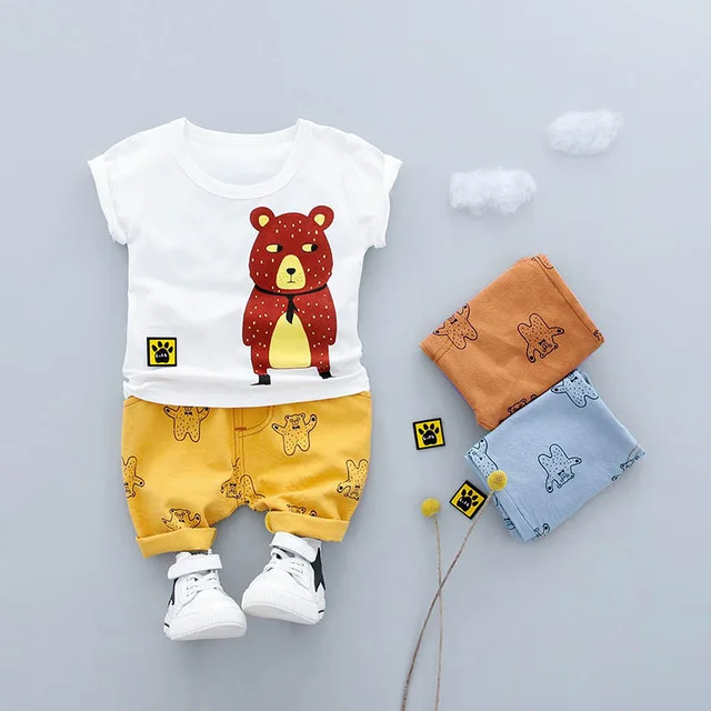 2019 New Summer Baby Boys Clothing Sets Kids Boys girls Cartoon Tops short sleeve T-shirt+shorts pants 2 Pcs Boys Sports Suit
2019 New Summer Baby Boys Clothing Sets Kids Boys girls Cartoon Tops short sleeve T-shirt+shorts pants 2 Pcs Boys Sports Suit