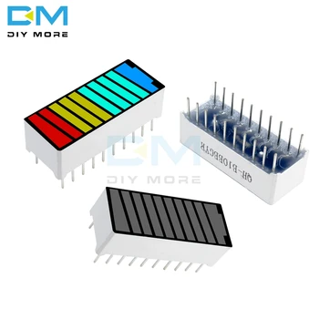 5PCS 10 Segment 4 Color LED Battery Level Bar Graph Power Display Indicator Module Red Yellow Green Blue Multi-color 5V Light
5PCS 10 Segment 4 Color LED Battery Level Bar Graph Power Display Indicator Module Red Yellow Green Blue Multi-color 5V Light