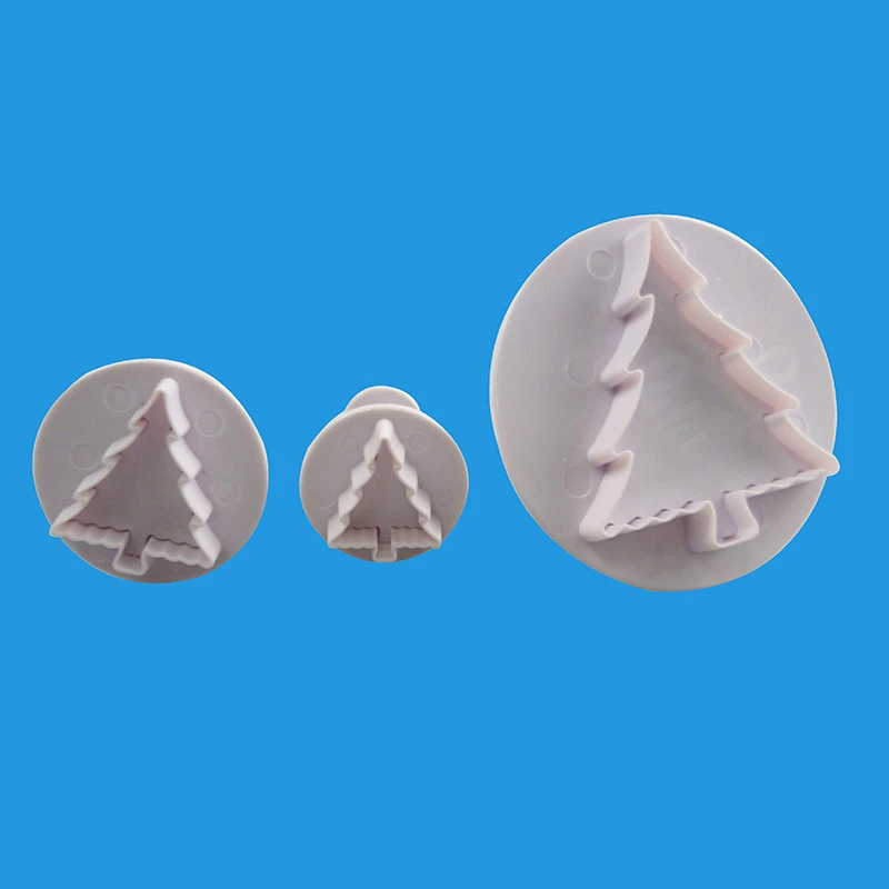 New Christmas Tree Plastic Cake Cookie Biscuit Cutter Printing Plunger Mold Fondant Baking Cake Decorating Tool Food Coloring
New Christmas Tree Plastic Cake Cookie Biscuit Cutter Printing Plunger Mold Fondant Baking Cake Decorating Tool Food Coloring