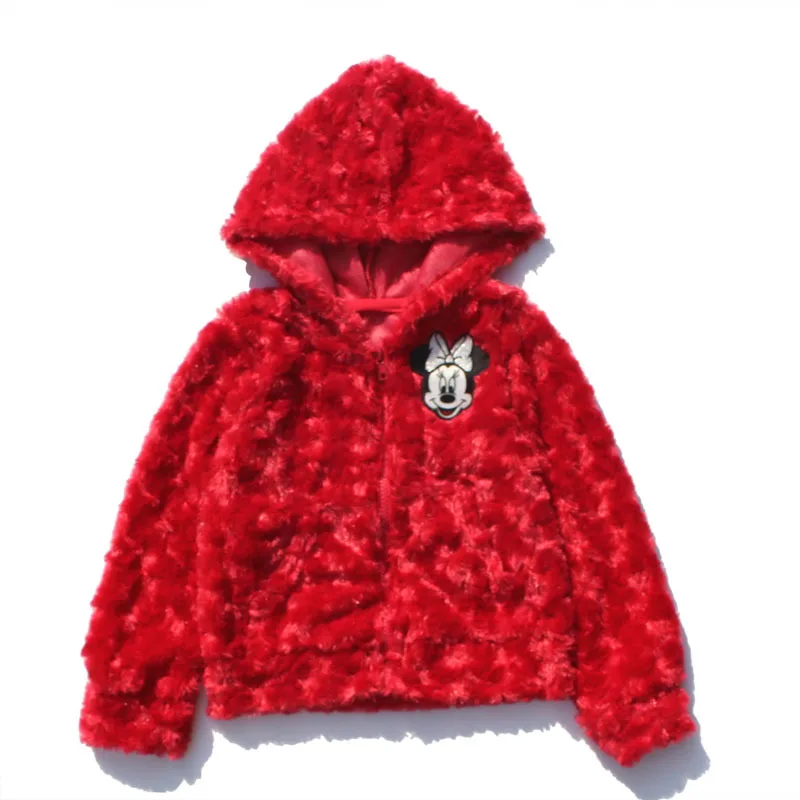 Disney girl plush outerwear Minnie Mouse Coral Fleece Coats Children kid fall autumn cartoon red girl coat
Disney girl plush outerwear Minnie Mouse Coral Fleece Coats Children kid fall autumn cartoon red girl coat