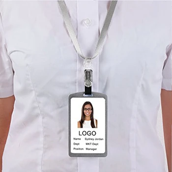 10pcs ID Name Card Case Acctrend Aluminum Badge Holder with 1.5cm Detachable Neck Lanyard
10pcs ID Name Card Case Acctrend Aluminum Badge Holder with 1.5cm Detachable Neck Lanyard
