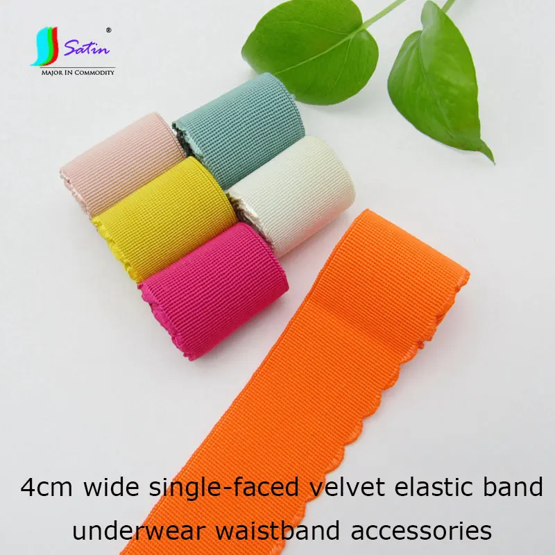 4CM Wide DIY Handmade Underwear Waistband Accessories,Soft comfortable Single-Faced Velvet 16-color Crescent Elastic Band A0183F
4CM Wide DIY Handmade Underwear Waistband Accessories,Soft comfortable Single-Faced Velvet 16-color Crescent Elastic Band A0183F