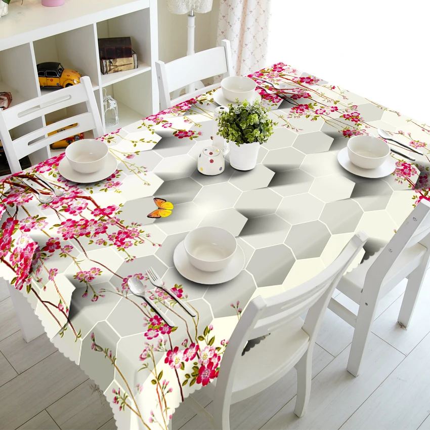 Custom Flower Wall 3D Tablecloth Pattern Dust-proof Thick Cotton Wedding Party Long Table Cloth Home Textile Finished Products
Custom Flower Wall 3D Tablecloth Pattern Dust-proof Thick Cotton Wedding Party Long Table Cloth Home Textile Finished Products