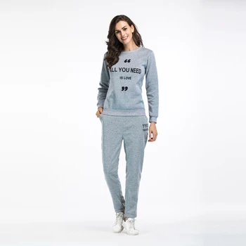 Spring Autumn Women's Set 2PCS/set Long Sleeve Letter Printed Sweatshirt+Pants Women's Fitness Running Clothing Set Sportswear
Spring Autumn Women's Set 2PCS/set Long Sleeve Letter Printed Sweatshirt+Pants Women's Fitness Running Clothing Set Sportswear