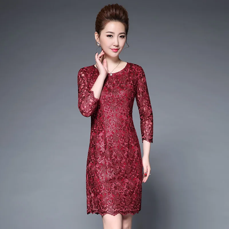 Mon's embroidery Dress spring Women sexy slim waist Lace Hook Flower Hollow Out Dress Casual Slim Woman Lace Office Dresses
Mon's embroidery Dress spring Women sexy slim waist Lace Hook Flower Hollow Out Dress Casual Slim Woman Lace Office Dresses