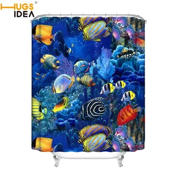 HUGSIDEA Ocean Dolphin Deep Sea 3D Shower Curtain Eco-friendly Bath Curtain Bathroom Curtain Waterproof Bathroom Products Bath
HUGSIDEA Ocean Dolphin Deep Sea 3D Shower Curtain Eco-friendly Bath Curtain Bathroom Curtain Waterproof Bathroom Products Bath