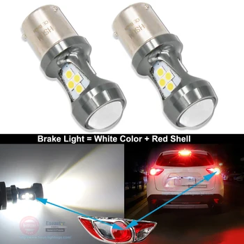 HSUN 2Pcs 1157 P21/4W BAZ15D LED Bulbs for Car Tail Brake Stop Parking Signal DRL Lamp Super Bright RED 12V-24V 1200LM
HSUN 2Pcs 1157 P21/4W BAZ15D LED Bulbs for Car Tail Brake Stop Parking Signal DRL Lamp Super Bright RED 12V-24V 1200LM