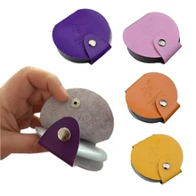 24 fentes en cuir Nail Art estampage plaque étui/sac/dossier ongles timbre modèle titulaire Album stockage pour Dia 5.6 cm pochoir(China)