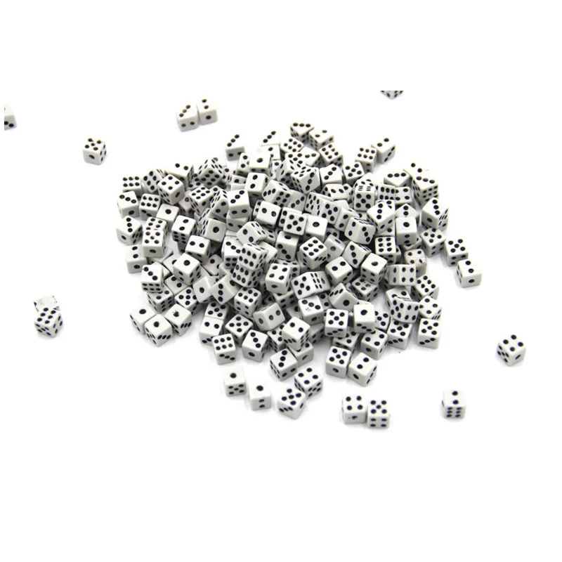 100Pcs/set 2018 Foreign Trade High-end Digital Right Angle Dice White Black Point 8mm 15mm
100Pcs/set 2018 Foreign Trade High-end Digital Right Angle Dice White Black Point 8mm 15mm