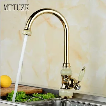 MTTUZK Free Shipping Brass torneira cozinha with Marble kitchen faucet/single handle Gold finish basin sink mixers taps
MTTUZK Free Shipping Brass torneira cozinha with Marble kitchen faucet/single handle Gold finish basin sink mixers taps