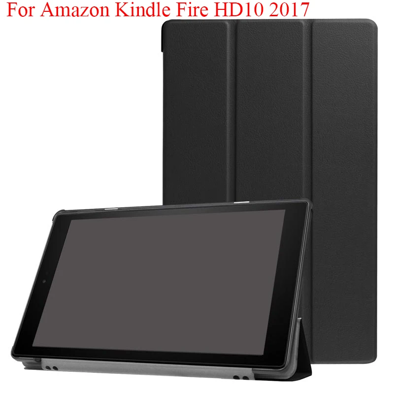 For Amazon Kindle Fire HD10 2017 Tablet Case Tri-Fold Ultra Slim Magnetic Flip Stand PU Leather Shell Cover for KindleFire HD10
For Amazon Kindle Fire HD10 2017 Tablet Case Tri-Fold Ultra Slim Magnetic Flip Stand PU Leather Shell Cover for KindleFire HD10