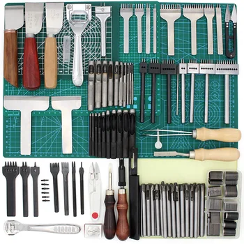 Can Choose, Different Leather Craft Tool Kits, Leather Cutting Knife Edge Hole Punch Shovel Grooving Mat for Sewing DIY Tools
Can Choose, Different Leather Craft Tool Kits, Leather Cutting Knife Edge Hole Punch Shovel Grooving Mat for Sewing DIY Tools