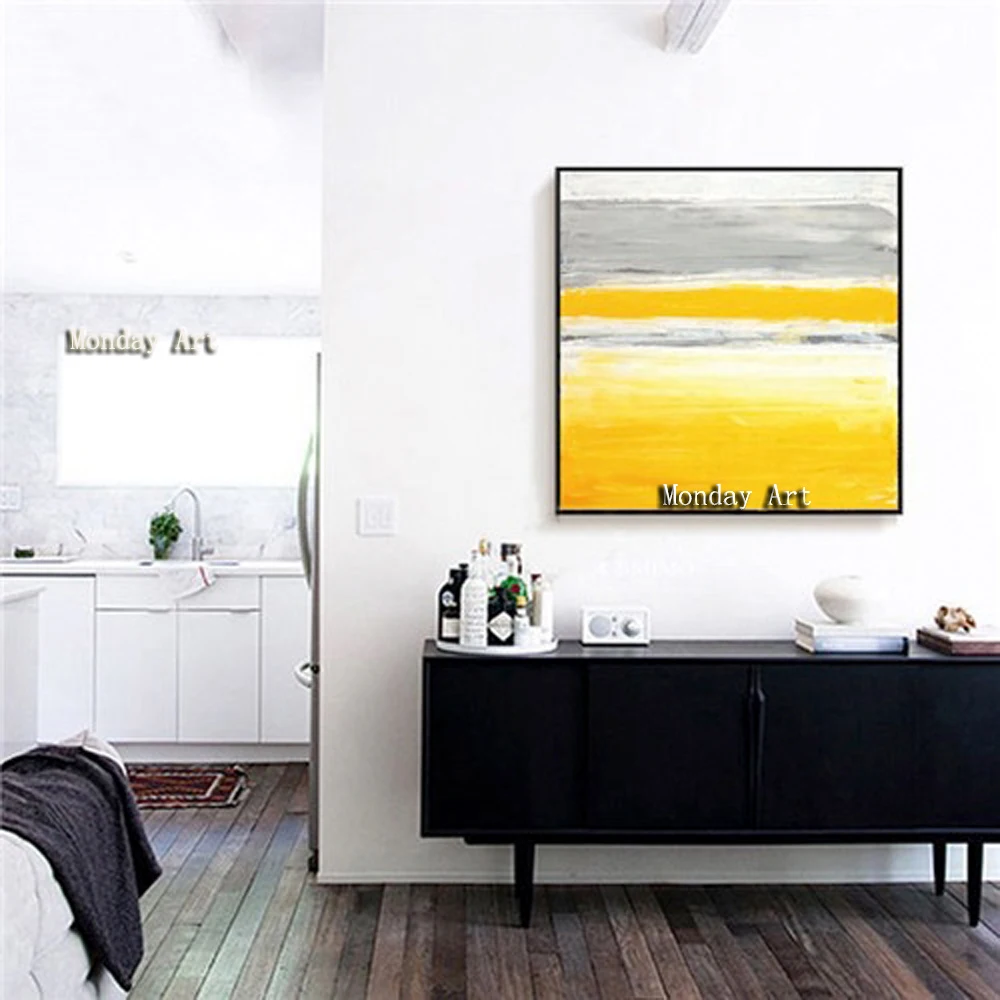 CCC 100-Hand-Painted-blue-canvas-Paintings-Modern-Home-Decor-Wall-Art-Picture-Hand-Made-abstract-Oil (3)