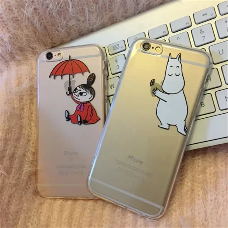 Moomin Little My Girl Soft Transparent TPU Phone font b Case b font For font b