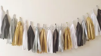 20x 14 " 35cm silver gold black white tissue paper tassel garland wedding party wall hanging decorative banner bunting pom pom
20x 14 " 35cm silver gold black white tissue paper tassel garland wedding party wall hanging decorative banner bunting pom pom