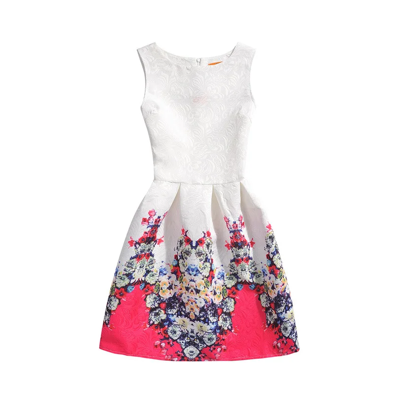 Ladystreet 2017 Girl New Flower Fashion Jacquard Printed Sleeveless Dresses Women Vest Bottoming Paternity Family fitted Dress
Ladystreet 2017 Girl New Flower Fashion Jacquard Printed Sleeveless Dresses Women Vest Bottoming Paternity Family fitted Dress