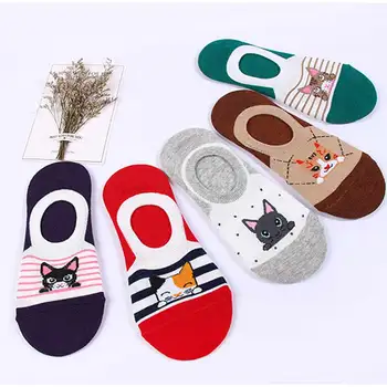 Hot Cat Comfortable Summer Boat Socks Woman Cotton Cartoon Socks Invisible girl boy slipper casual hosiery 1pcs=2pcs
Hot Cat Comfortable Summer Boat Socks Woman Cotton Cartoon Socks Invisible girl boy slipper casual hosiery 1pcs=2pcs