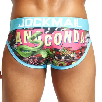 JOCKMAIL brand mens underwear briefs ANACONDA Digitally printed calzoncillos hombre Sexy panties cuecas calcinha gay underwear 
JOCKMAIL brand mens underwear briefs ANACONDA Digitally printed calzoncillos hombre Sexy panties cuecas calcinha gay underwear