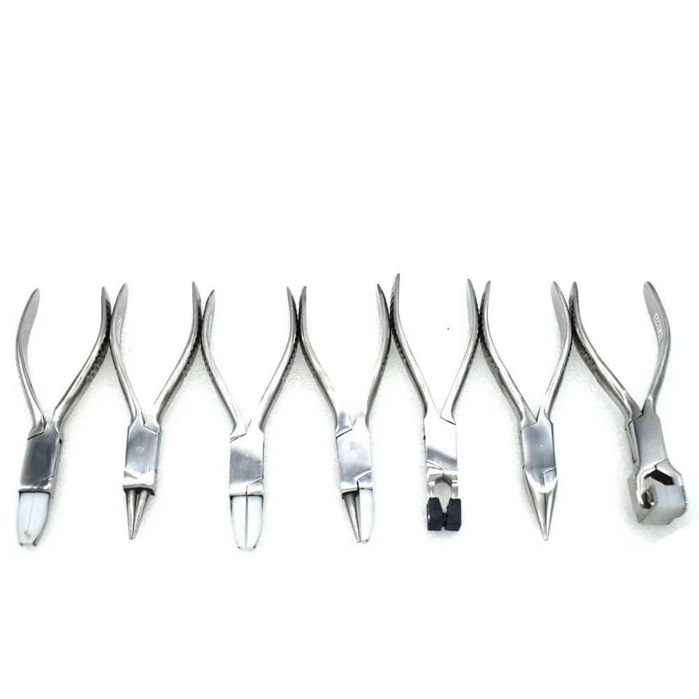 Stainless Steel Pliers Set Jewelers Making Tools Beading Needle Nylon Nose Wire Wrap Repair Pliers Set 7pcs
Stainless Steel Pliers Set Jewelers Making Tools Beading Needle Nylon Nose Wire Wrap Repair Pliers Set 7pcs
