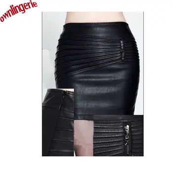 2017 Summer Sexy Ladies Zipper Side Black Faux Leather PVC Women Mini Club Pencil Skirt Slim High Waist Skirt
2017 Summer Sexy Ladies Zipper Side Black Faux Leather PVC Women Mini Club Pencil Skirt Slim High Waist Skirt