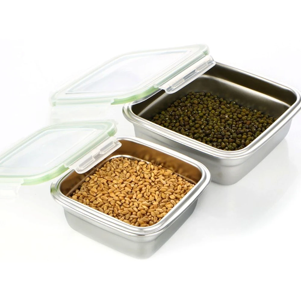 Mutifunctional Stainless Steel Lunch Containers Food Preservation Leak Proof Food Storage Container Bento Box
Mutifunctional Stainless Steel Lunch Containers Food Preservation Leak Proof Food Storage Container Bento Box
