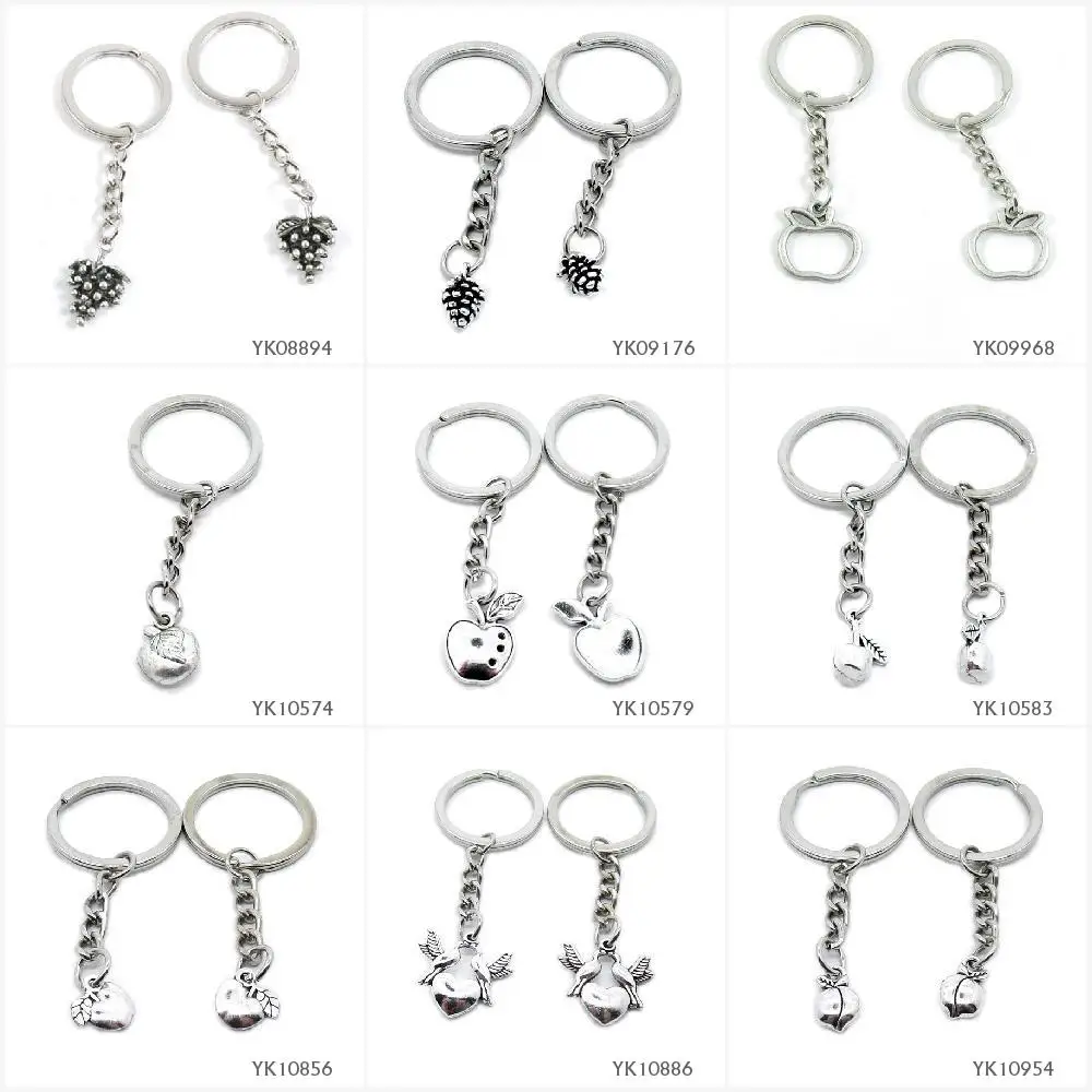 Metal Antique Silver Keychain Keyring Keytag Key Chain Ring Grapes Pinecone Pine Cone Hollow Apple Shape Cherry Fruit Love Heart
Metal Antique Silver Keychain Keyring Keytag Key Chain Ring Grapes Pinecone Pine Cone Hollow Apple Shape Cherry Fruit Love Heart