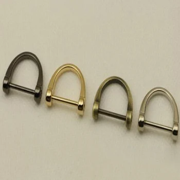 10 pcs/ lot DIY Luggage hardware accessories Movable screw D buckle U-shaped buckle Bag hardware D character buckle 
10 pcs/ lot DIY Luggage hardware accessories Movable screw D buckle U-shaped buckle Bag hardware D character buckle