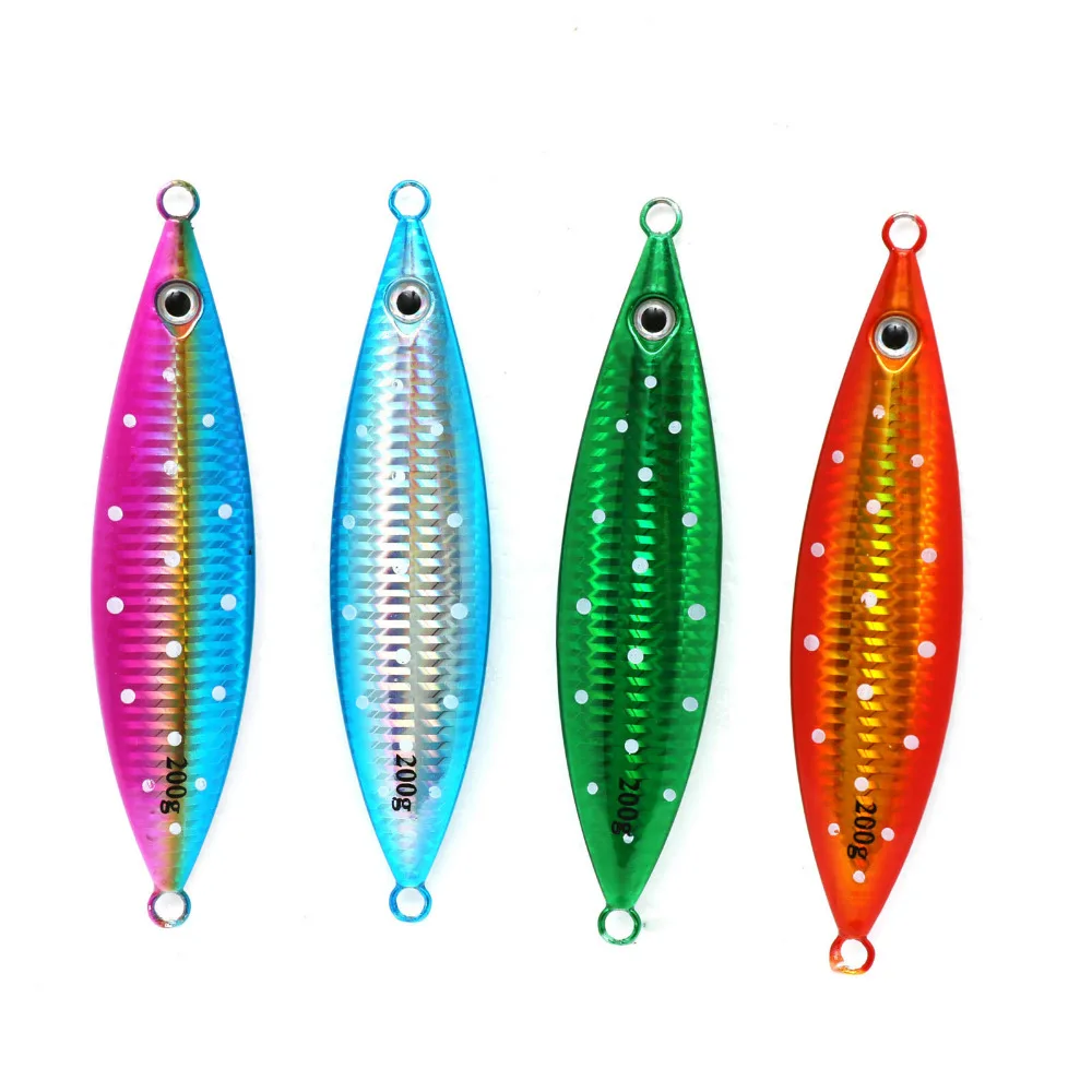 5PCS Slowjig Fishing Deep sea Ocean Boat Rock Beach Metal Jigging Jigbait Spoon Lure baits 20g 40g 60g 80g 100g 150g 200g
5PCS Slowjig Fishing Deep sea Ocean Boat Rock Beach Metal Jigging Jigbait Spoon Lure baits 20g 40g 60g 80g 100g 150g 200g