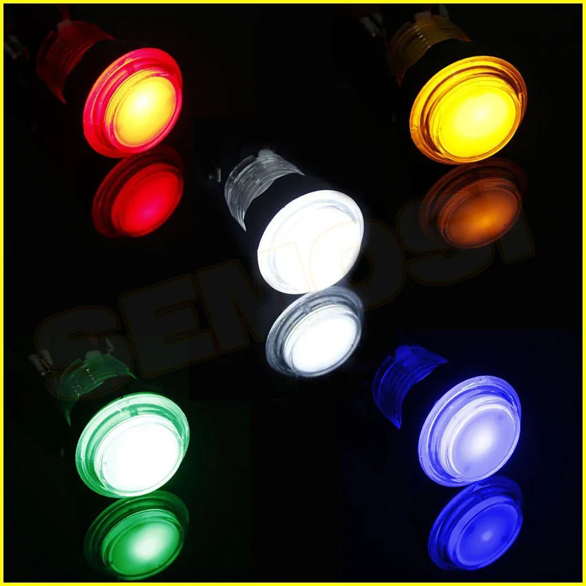 1pcs 32mm Round Arcade Button LED Illuminated Push Button with Microswitch for Arcade Game Machine DIY (DC 12V, 5 colors)
1pcs 32mm Round Arcade Button LED Illuminated Push Button with Microswitch for Arcade Game Machine DIY (DC 12V, 5 colors)