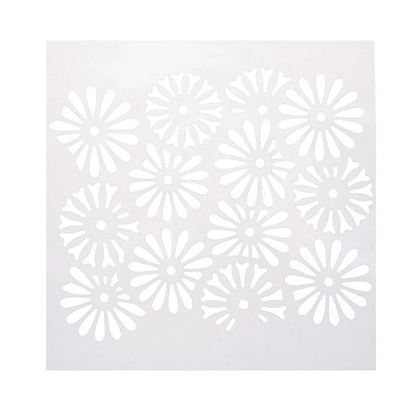 Reusable Stencil Airbrush Painting Art DIY Home Decor Scrapbooking Album Craft Flower Layering Plastic Stencils Coffee Cake Mold
Reusable Stencil Airbrush Painting Art DIY Home Decor Scrapbooking Album Craft Flower Layering Plastic Stencils Coffee Cake Mold