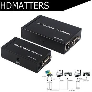 Up to 300M VGA extender audio&video VGA UTP Extender Splitter 1X1 with VGA loop out for PC laptop projector
Up to 300M VGA extender audio&video VGA UTP Extender Splitter 1X1 with VGA loop out for PC laptop projector