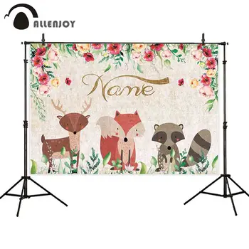 Allenjoy photography background fox flower birthday party backdrop photo shoot prop photobooth portrait customize printed
Allenjoy photography background fox flower birthday party backdrop photo shoot prop photobooth portrait customize printed